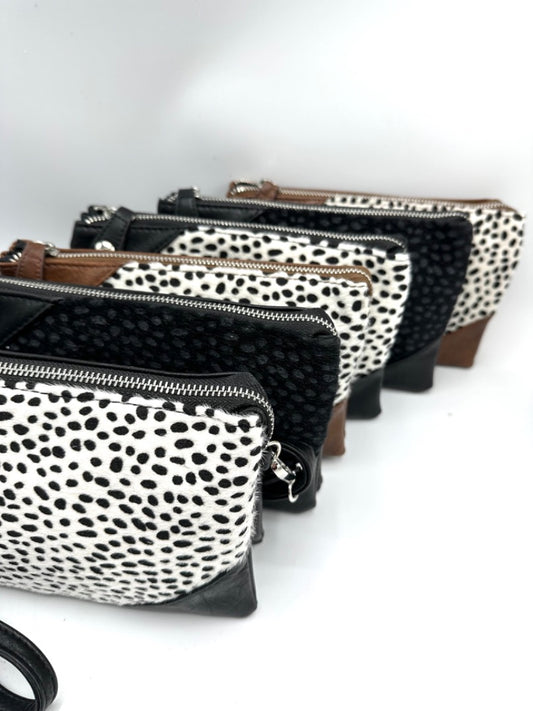 Kleine dames schoudertas/ crossbody - zwart | Festival Ready collectie