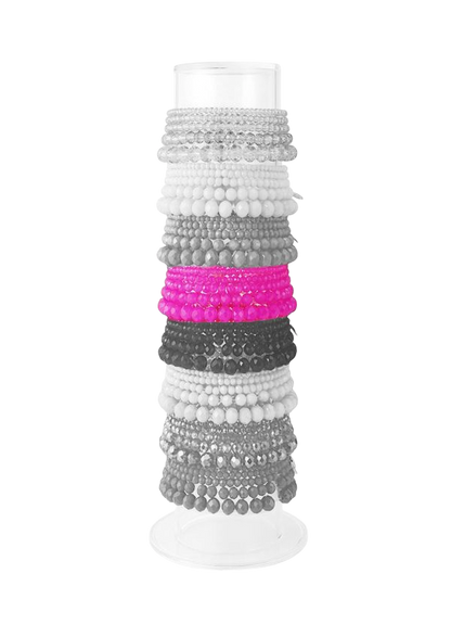 Kralen armband dames glaskralen armbandjes set01 