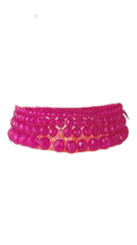 Kralen armband dames glaskralen armbandjes set01 