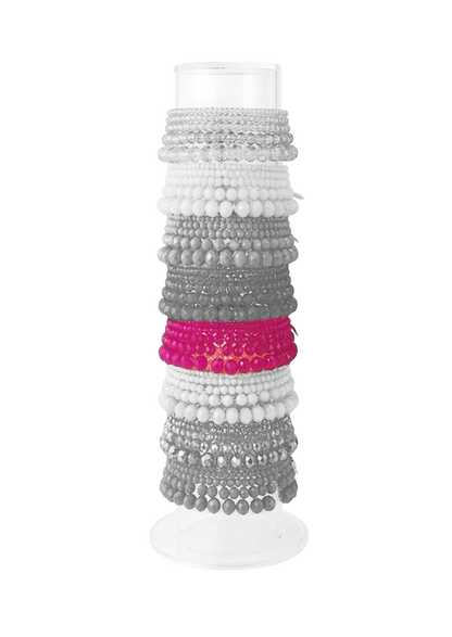 Kralen armband dames glaskralen armbandjes set01 