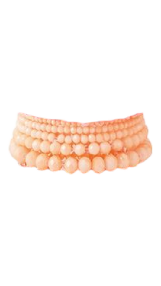 Kralen armband dames glaskralen armbandjes set01 