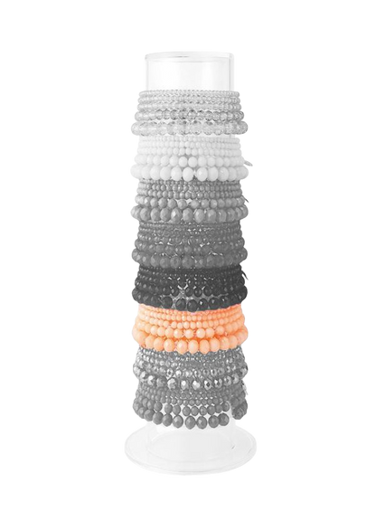 Kralen armband dames glaskralen armbandjes set01 
