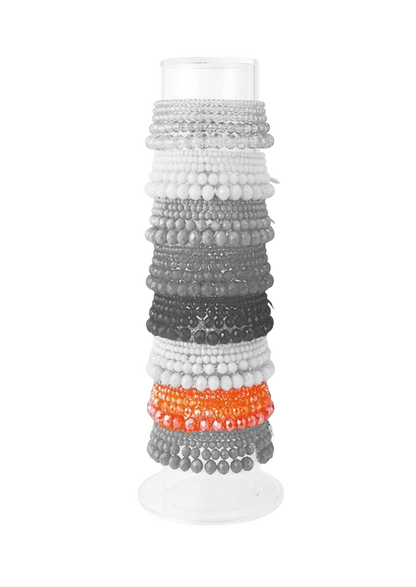 Kralen armband dames glaskralen armbandjes set01 