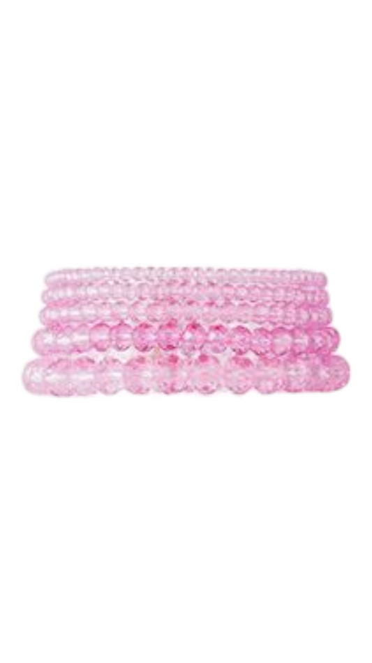 Kralen armband dames glaskralen armbandjes set01 