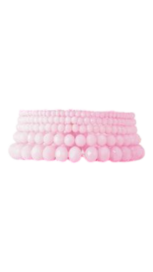 Kralen armband dames glaskralen armbandjes set01 