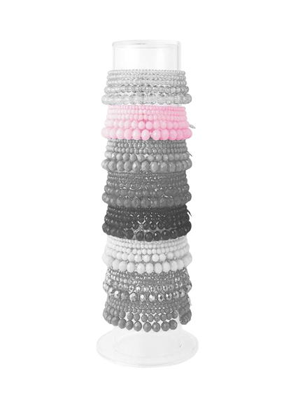Kralen armband dames glaskralen armbandjes set01 