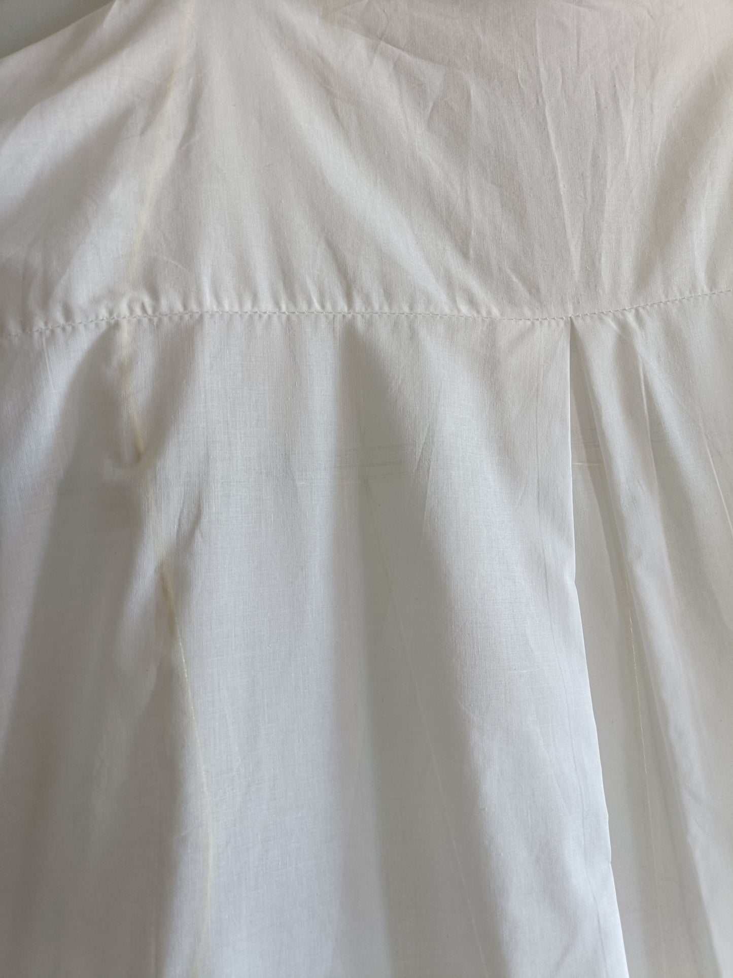 Lange damesblouse grote maat met geborduurde palmtakken - Wit (Maat 42 t/m 52) | Jeans & Chic collectie
