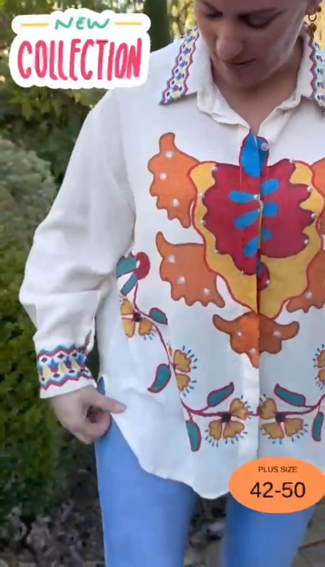 Dames blouse grote maat – perfect voor festivals of casual days