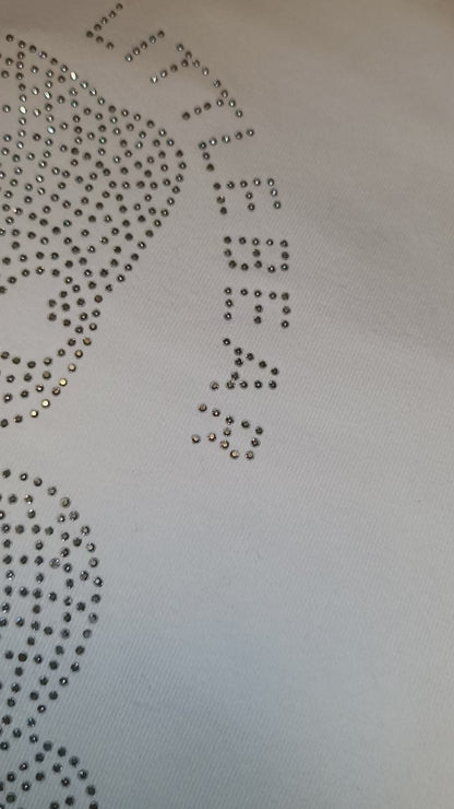 Little bear dames t-shirt met strass | Animal collectie