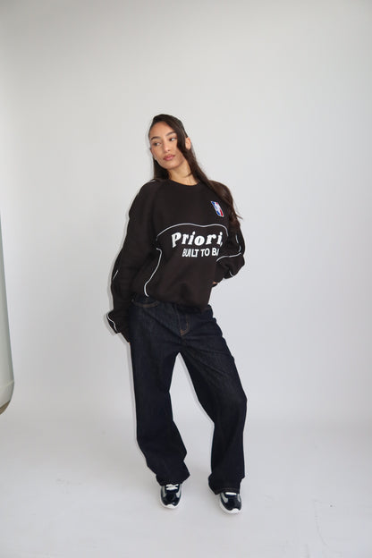 Priority sweater; Priority Built to ball sweater - Zwart